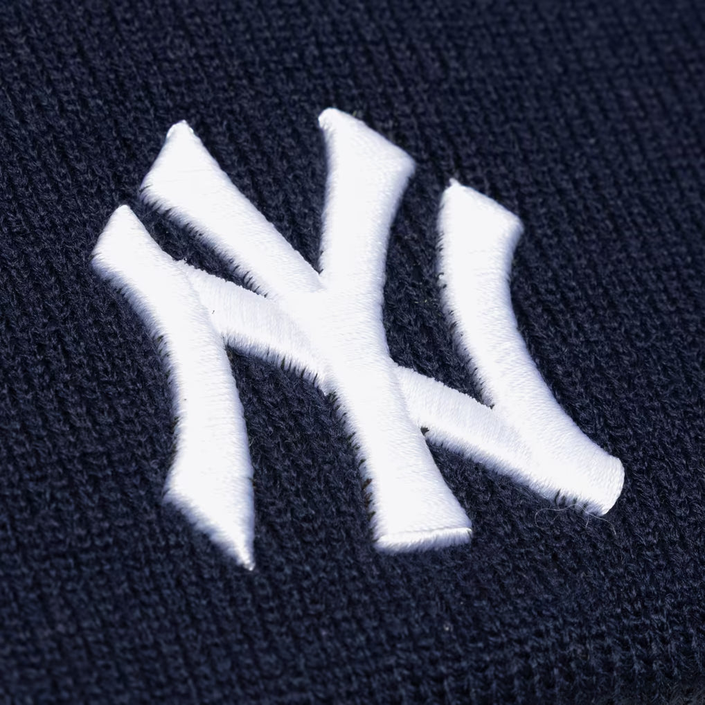 New York Yankees Mitchell & Ness Cuff Knit Beanie - Navy - Product Image