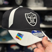 Oakland Raiders Black/White Reebok Baseball Cap - Product Image