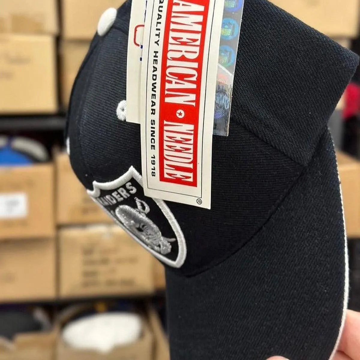 Oakland Raiders Reebok Vintage Ball Cap | Black - Product Image