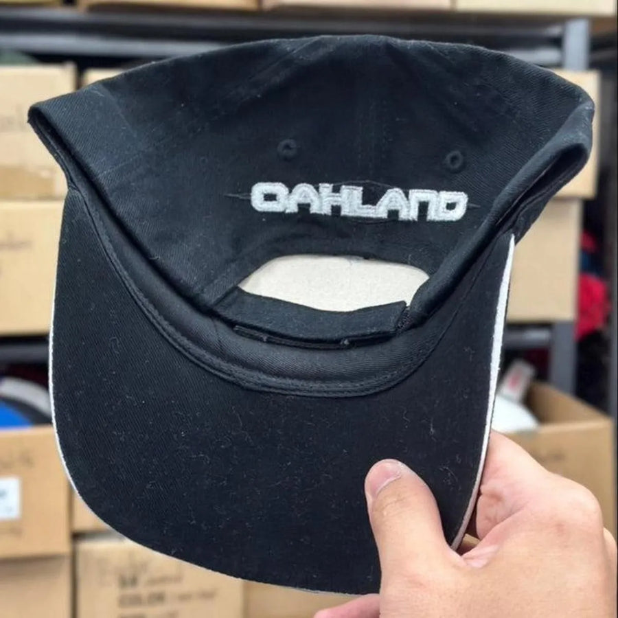 Oakland Raiders Vintage ANNCO Ball Cap | Black - Product Image