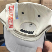 Oakland Raiders Vintage Ball Cap | White - Product Image