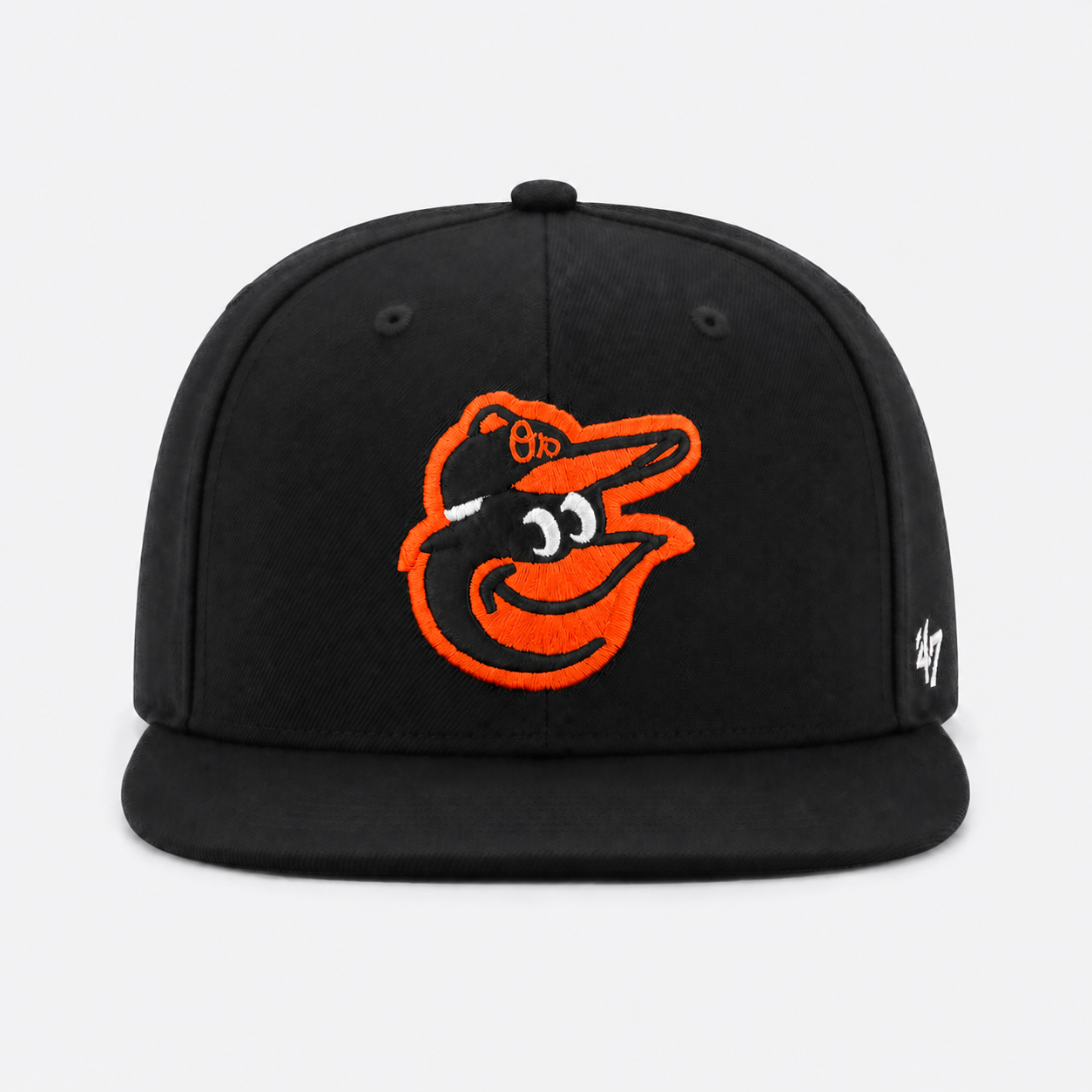 Baltimore Orioles '47 Brand Captain Adjustable Snapback - Black - Product Image