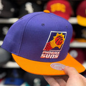 Phoenix Suns Purple/Orange Mitchell & Ness Snapback - Product Image