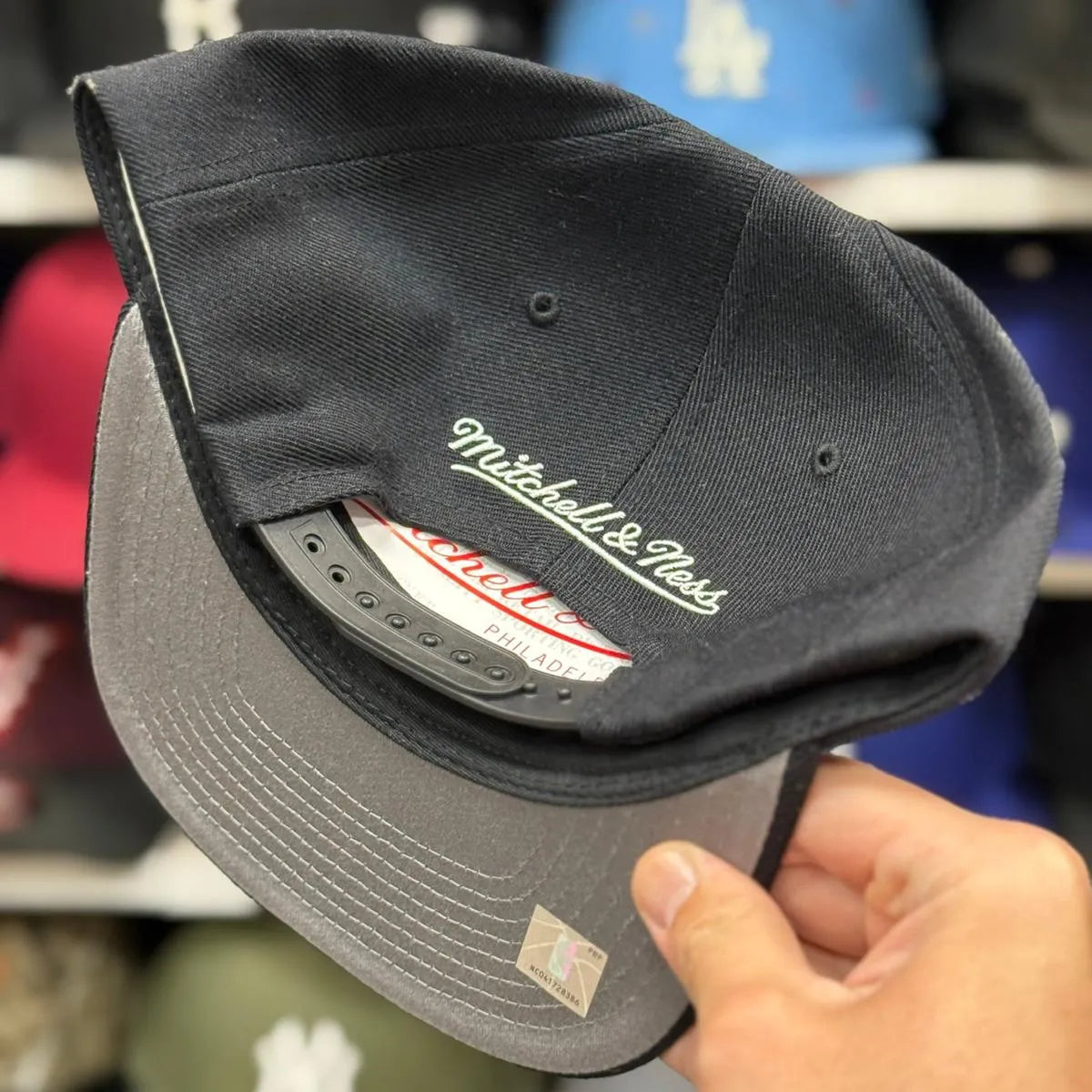 Portland Trail Blazers Black Mitchell & Ness Snapback - Product Image