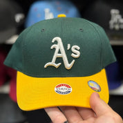 Toddler Oakland Athletics Green/Yellow FlexFit Baseball Cap - Product Image