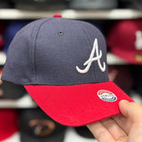 Youth Atlanta Braves Navy/Red FlexFit Baseball Cap
