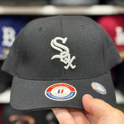 Youth Chicago White Sox Black/White FlexFit Baseball Cap - Product Image