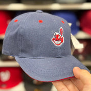 Youth Cleveland Indians Navy Baseball Cap - Product Image