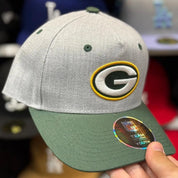 Youth Green Bay Packers Officially Licensed Snapback | Silver/Green - Product Image