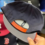 Youth New Era Detroit Tigers Navy/Orange 9FIFTY Snapback - Product Image