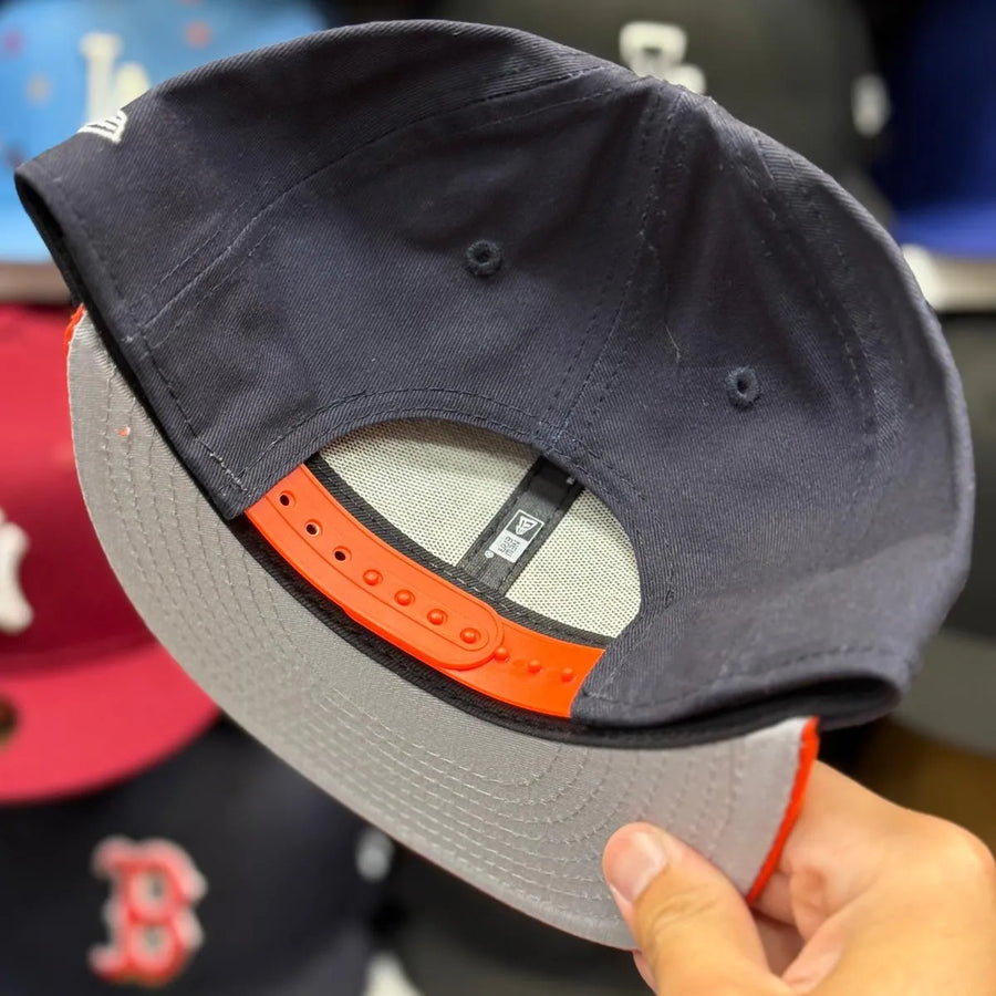 Youth New Era Detroit Tigers Navy/Orange 9FIFTY Snapback - Product Image