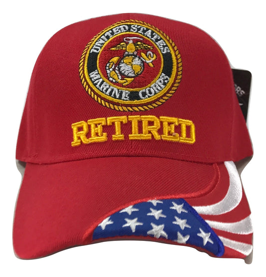 US Marine Corp Retired Adjustable Cap