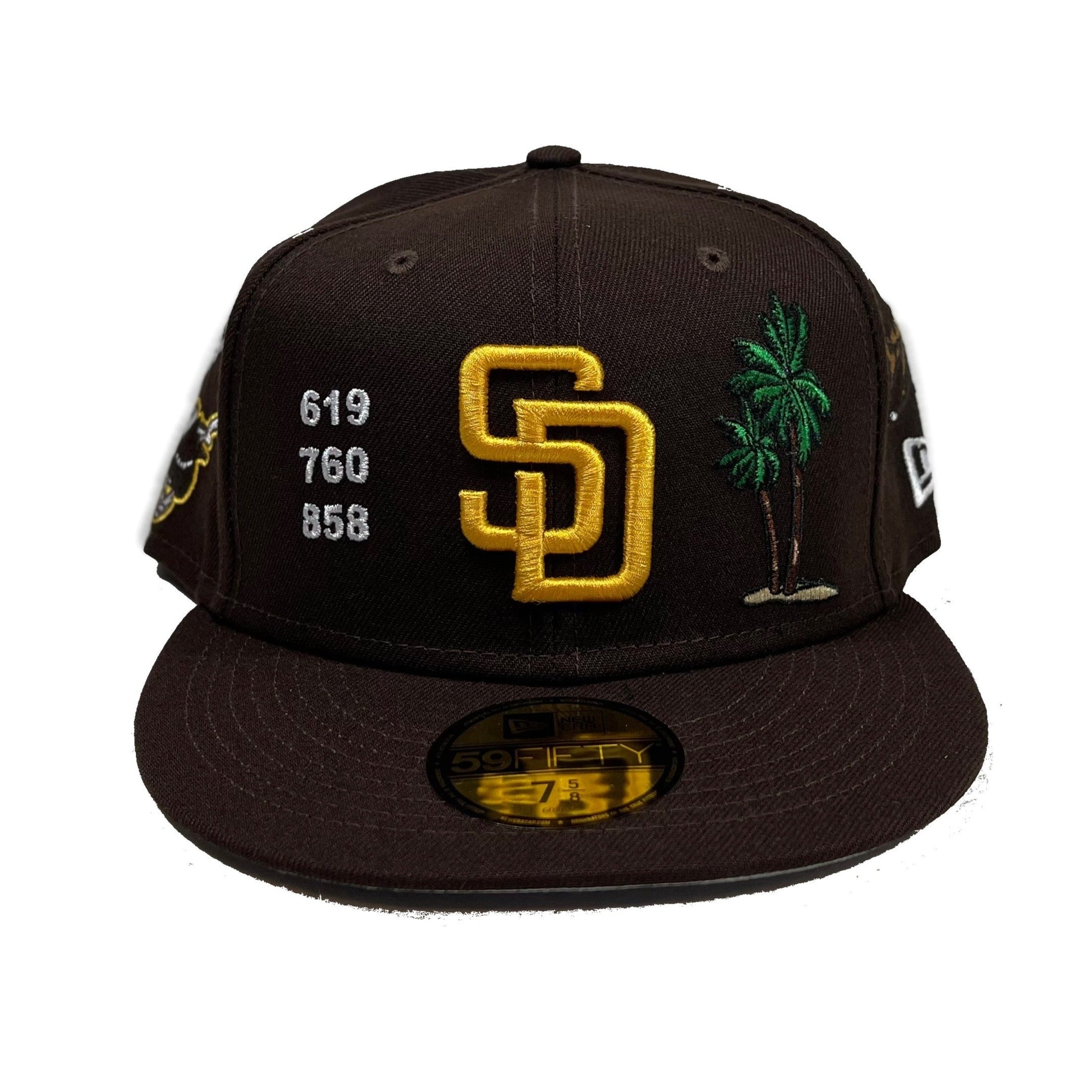 San Diego Padres Patches (Brown) Fitted – Cap World: Embroidery