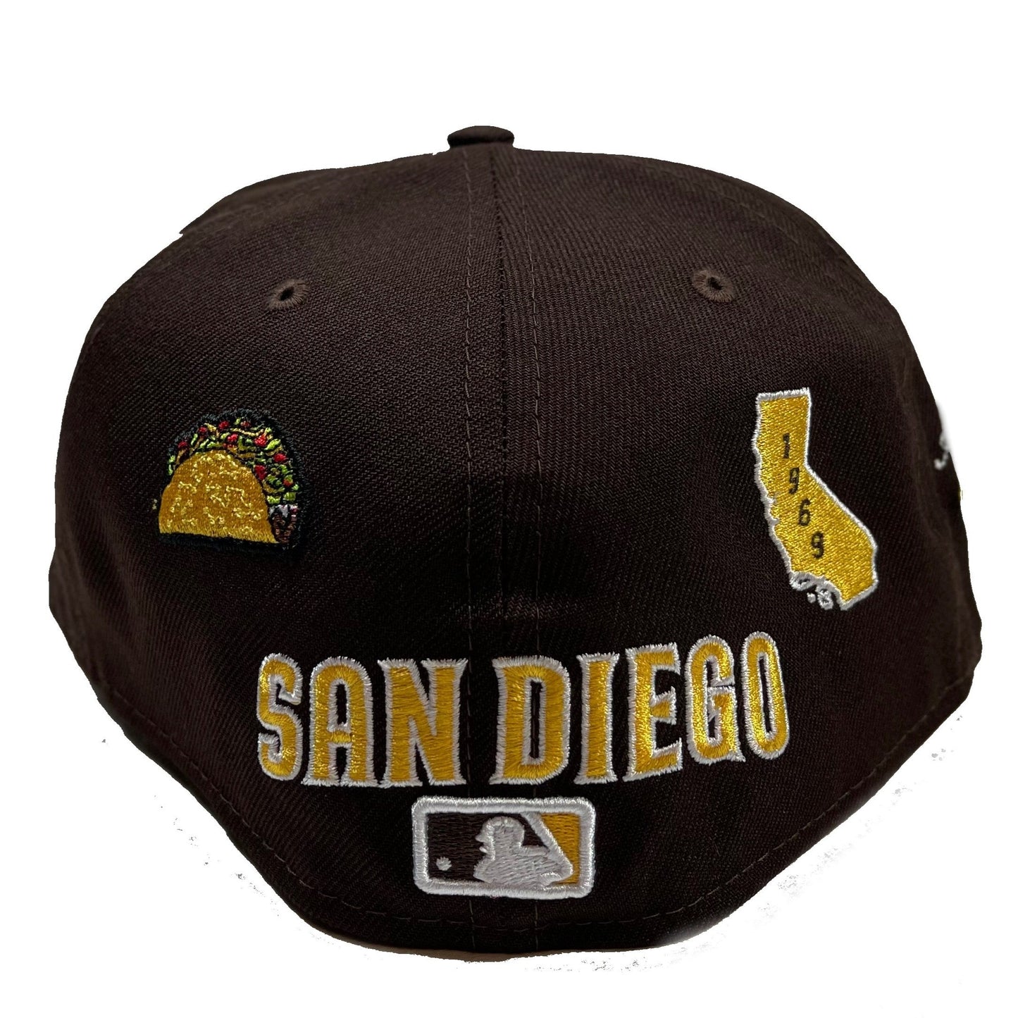 San Diego Padres Patches (Brown) Fitted