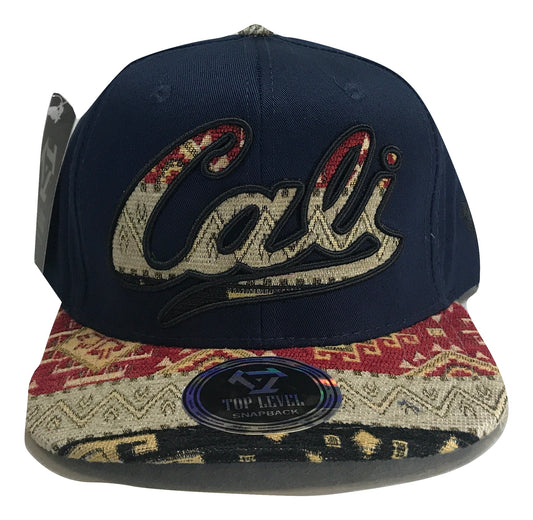 California Cali Patterned Snapback | Multi Color