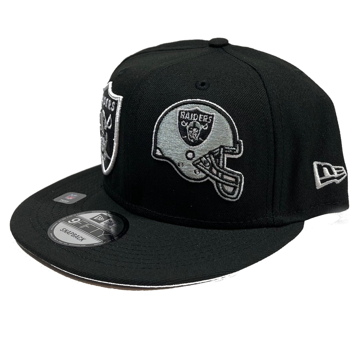 Raiders Double Logo Patched (Black) Snapback