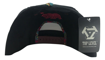 Patterned California Republic Snapback | Multi Color