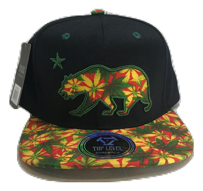 Patterned California Republic Snapback | Multi Color