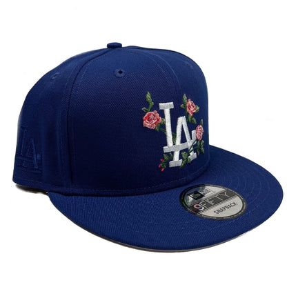 LA Dodgers MLB Roses | New Era 9FIFTY Snapback | Blue