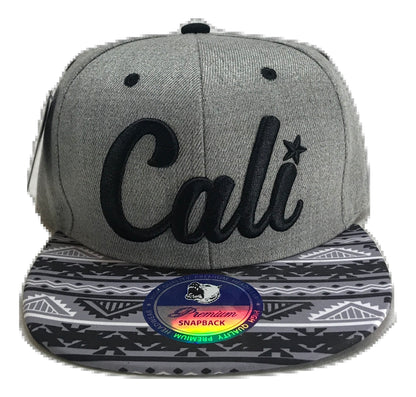 California Cali Pattern Snapback