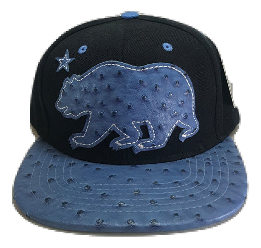 California Republic Bear Leather Snapback | Multi Color