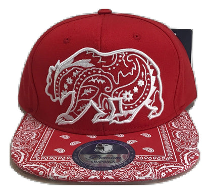 Patterned California Republic Snapback | Multi Color