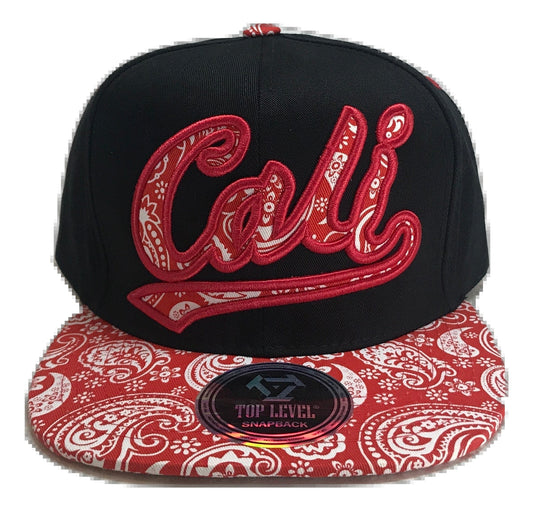 California Cali Patterned Snapback