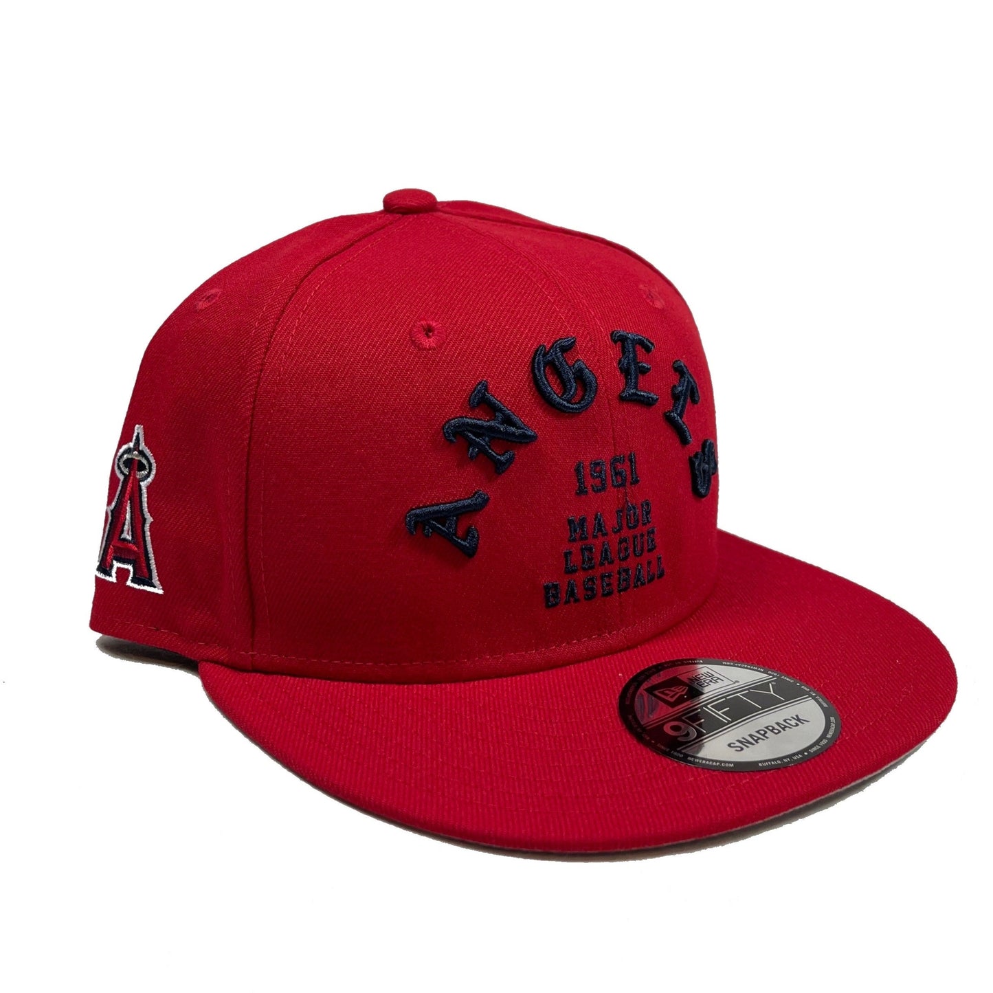 Los Angeles Angels Old English Font (Red) Snapback