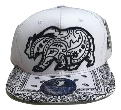 Patterned California Republic Snapback | Multi Color