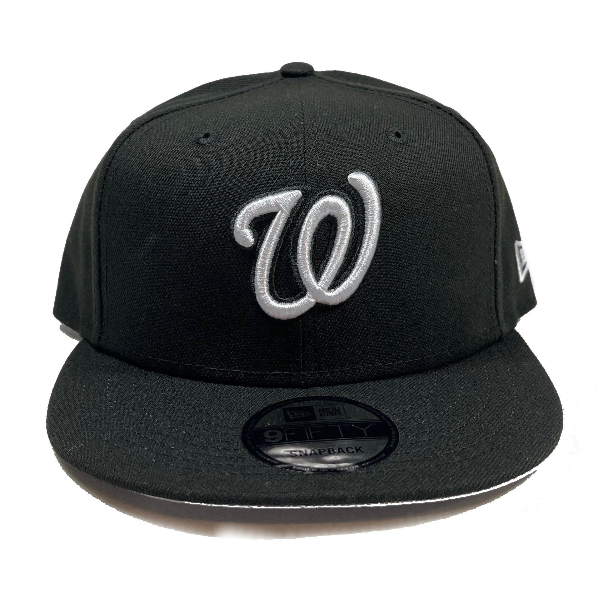 Washington Nationals (Black) Snapback/Fitted – Cap World: Embroidery