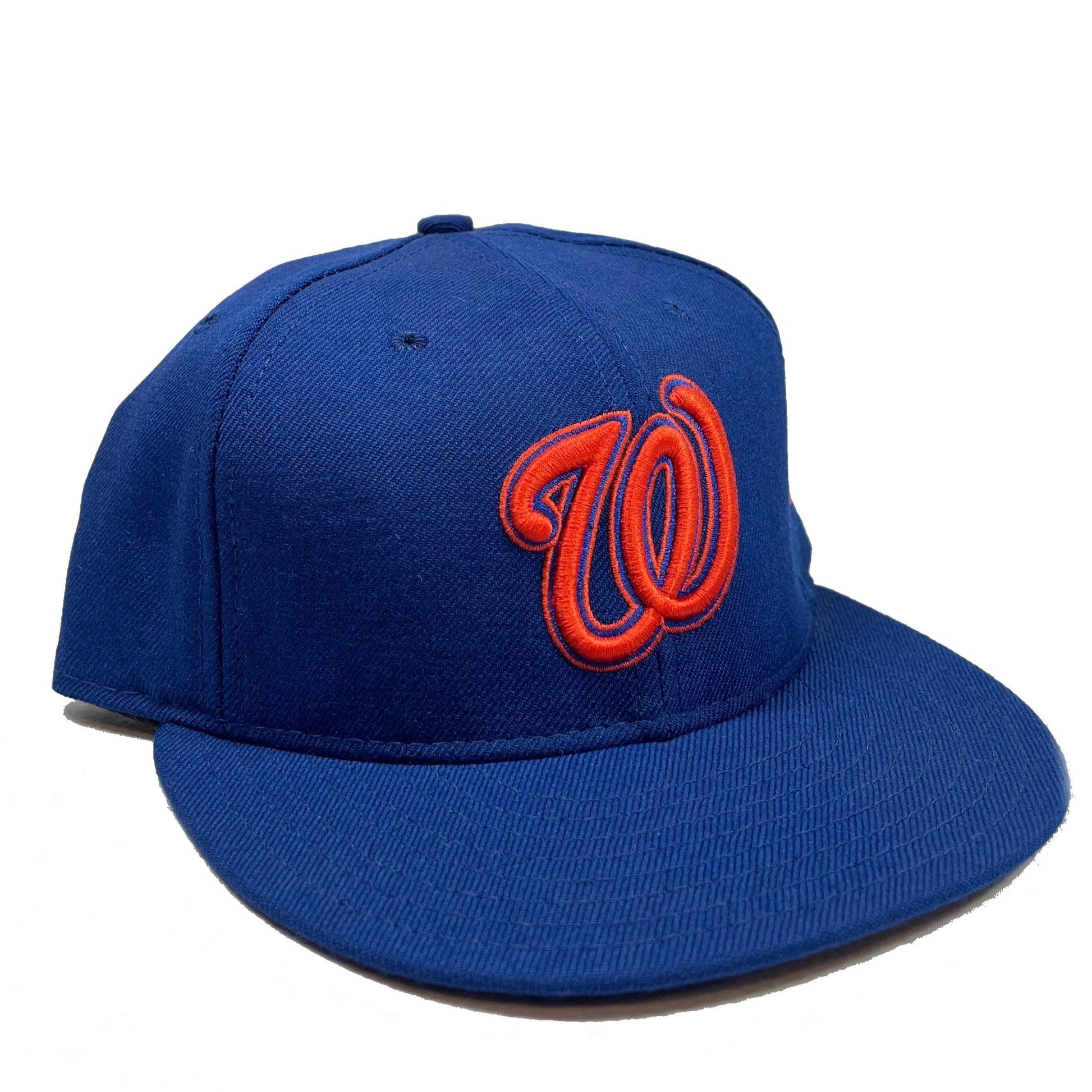 Washington Nationals (Blue/Orange) Fitted – Cap World: Embroidery