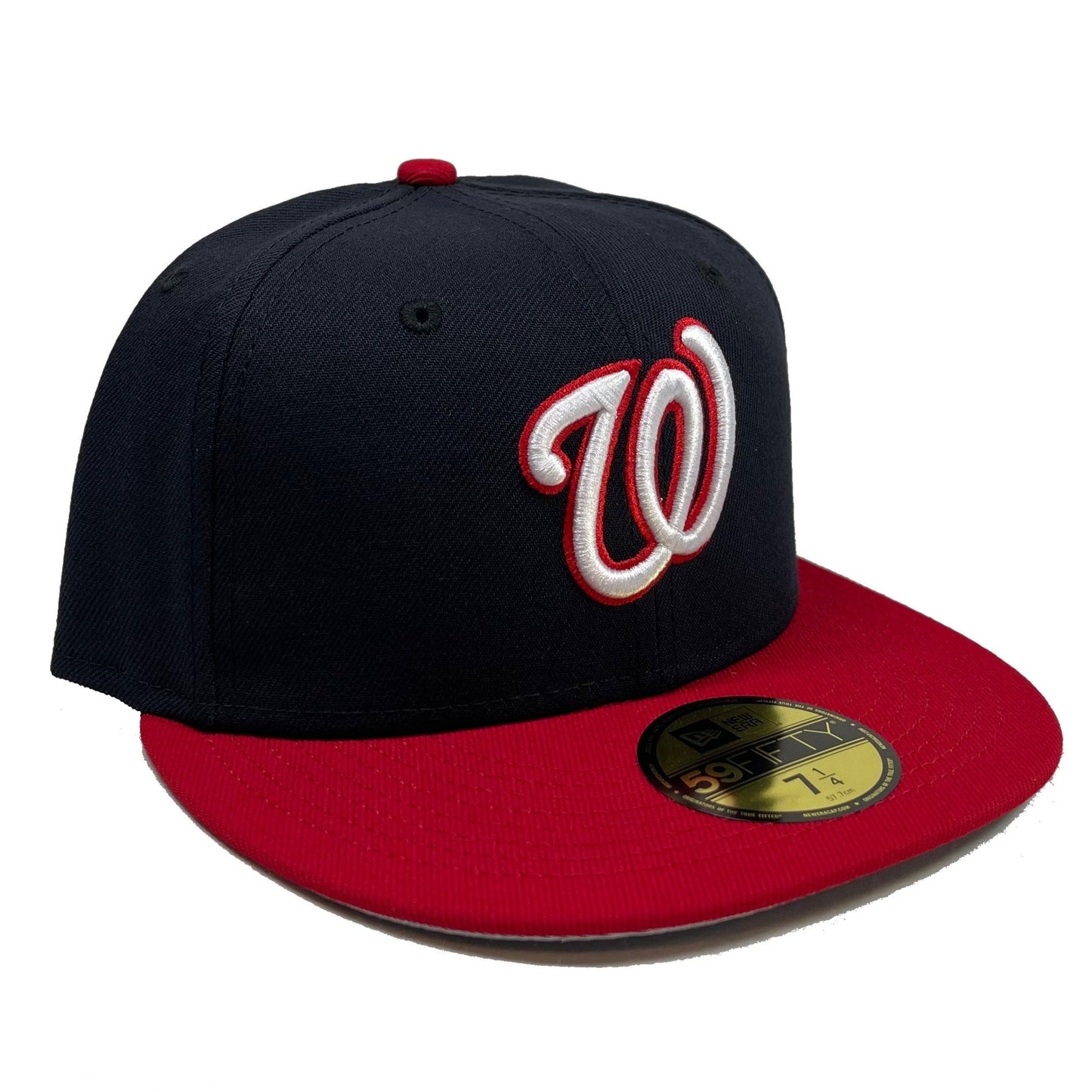 Washington Nationals Logo (Navy/Red) Fitted