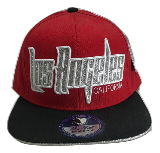 City Los Angeles Snapback | Red/Black