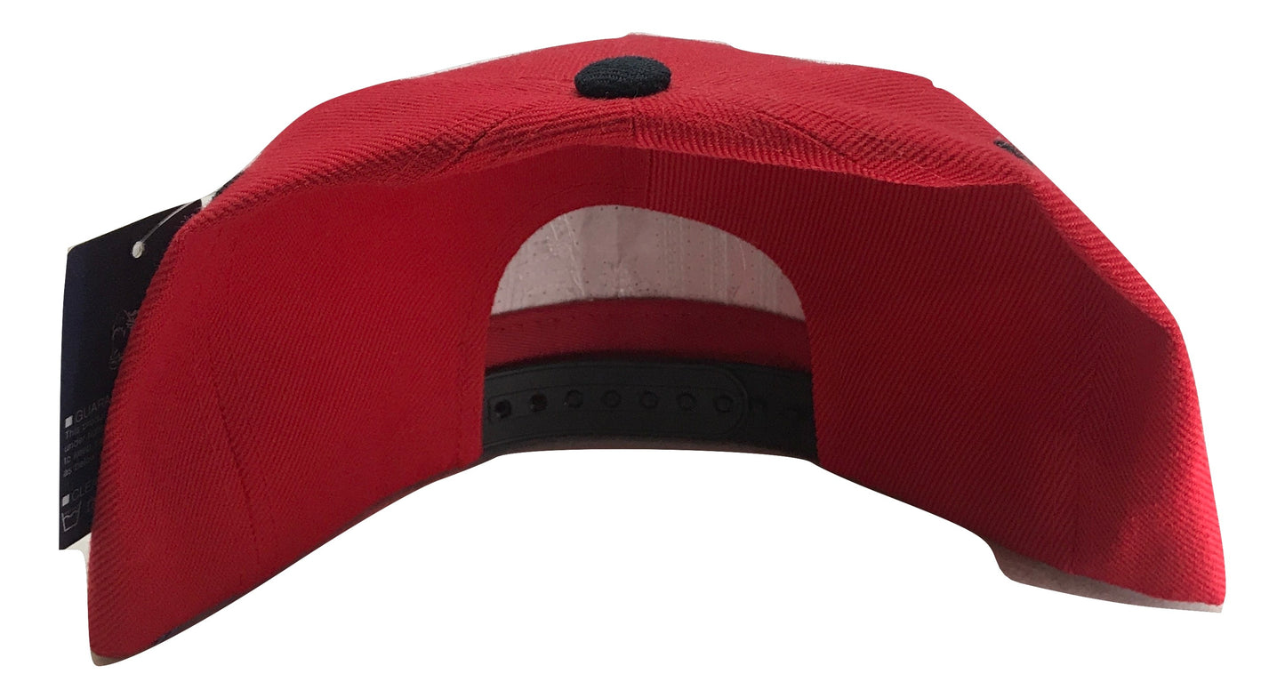 Chicago Stitched Leather Snapback