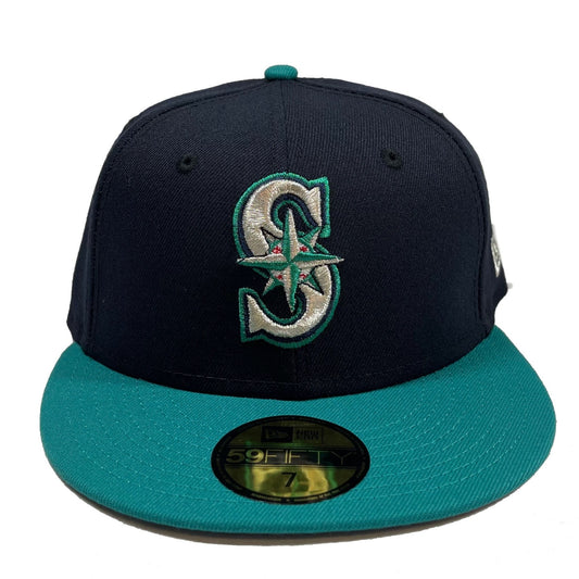 Seattle Mariners Logo (Navy/Teal) Fitted
