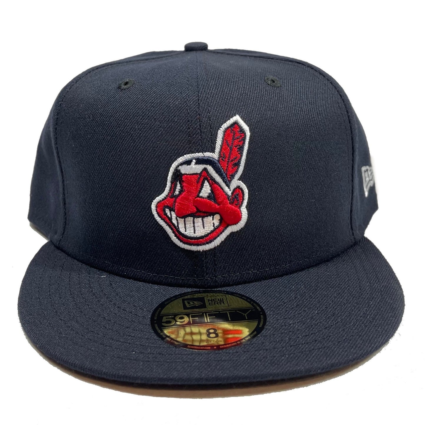 Cleveland Indians Chief Wahoo Logo (Navy) Fitted