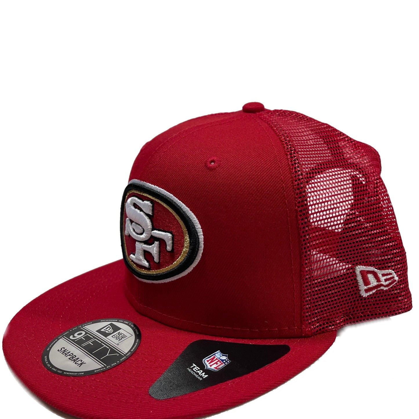 San Fransisco 49ers Trucker Hat (Red) Snapback