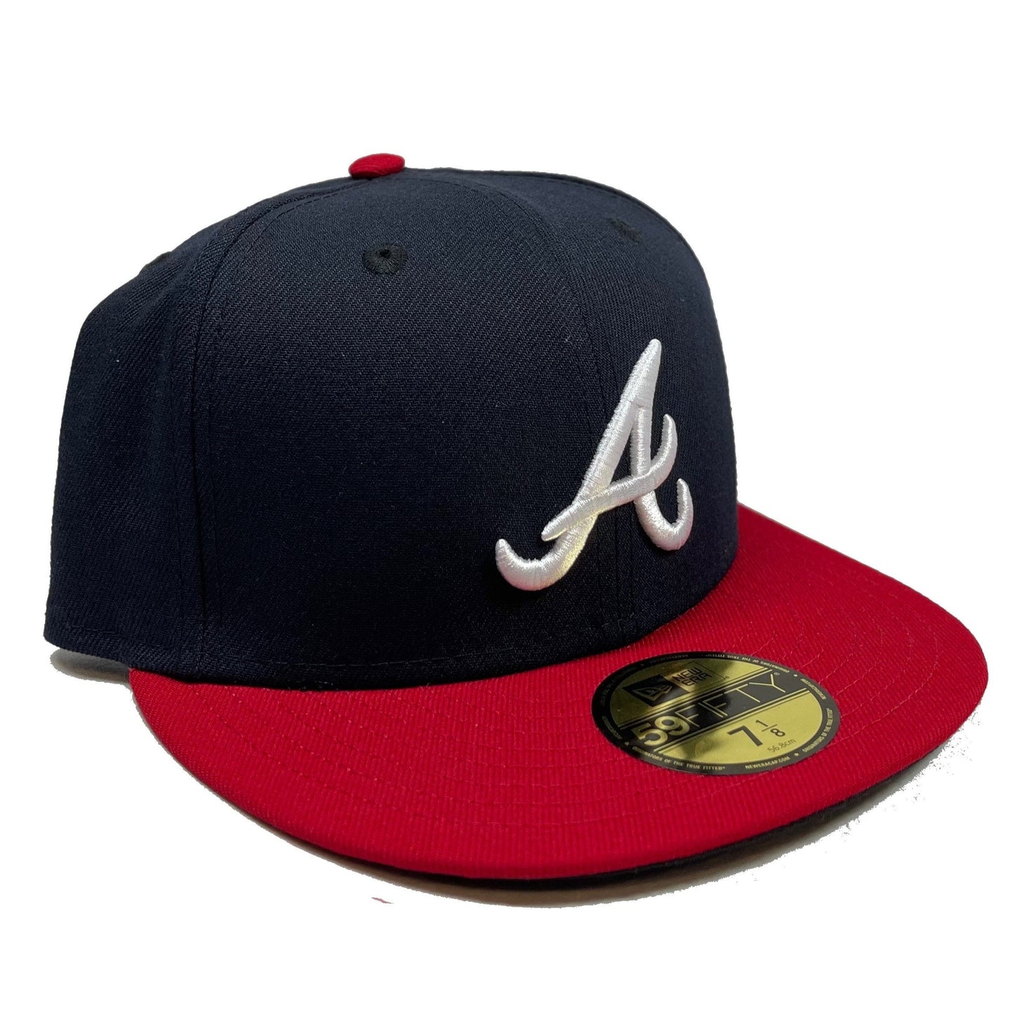 Atlanta Braves (Navy/Red) Fitted