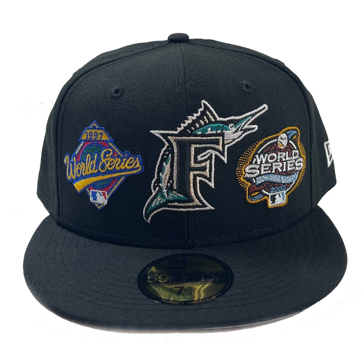 Florida Marlins Patches (Black) Fitted