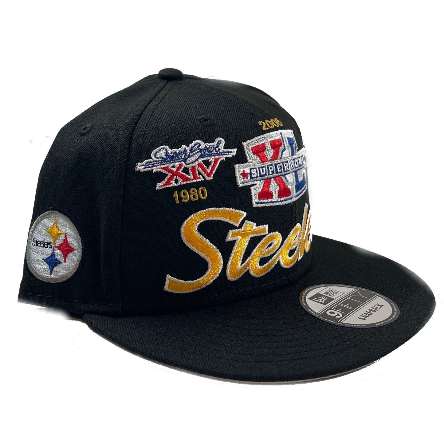 Pittsburgh Steelers Patches (Black) Snapback