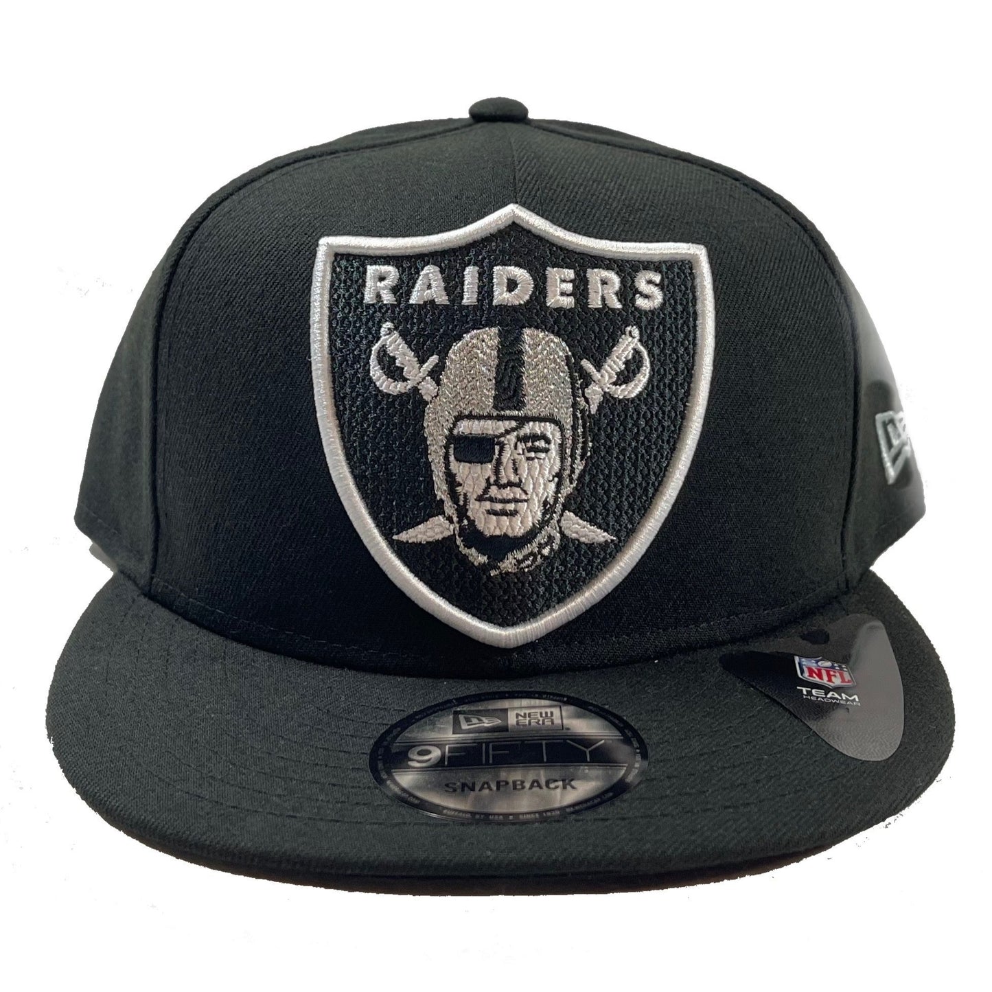 Raiders Larger Logo (Black) Snapback