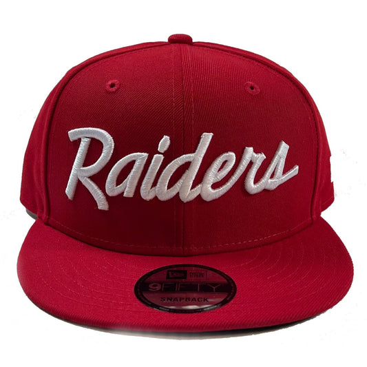 Raiders Worded (Red) Snapbacks/Fitted