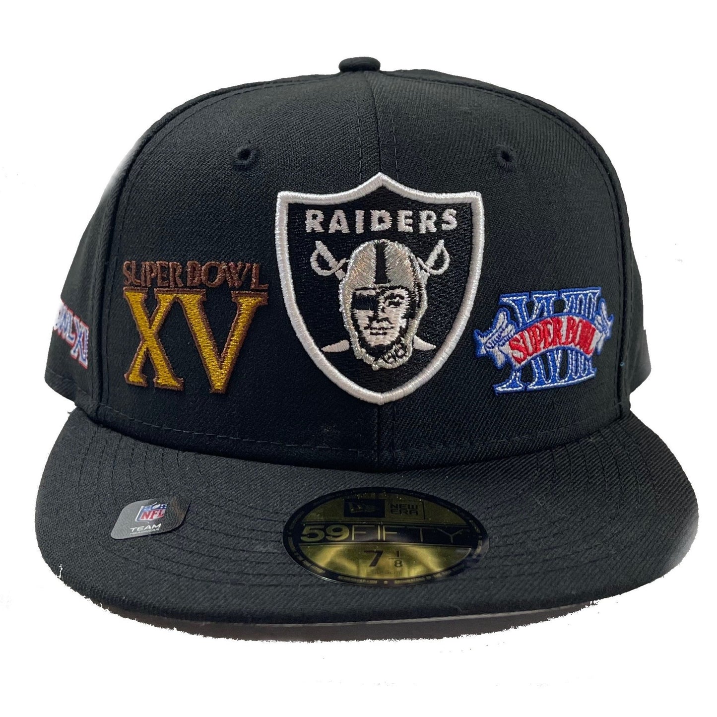 Raiders Patches (Black) Fitted