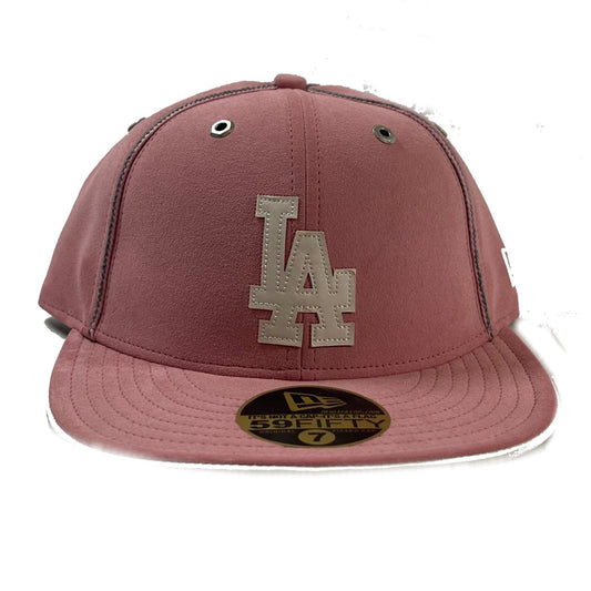 Los Angeles Dodgers Suede (Pink) Fitted