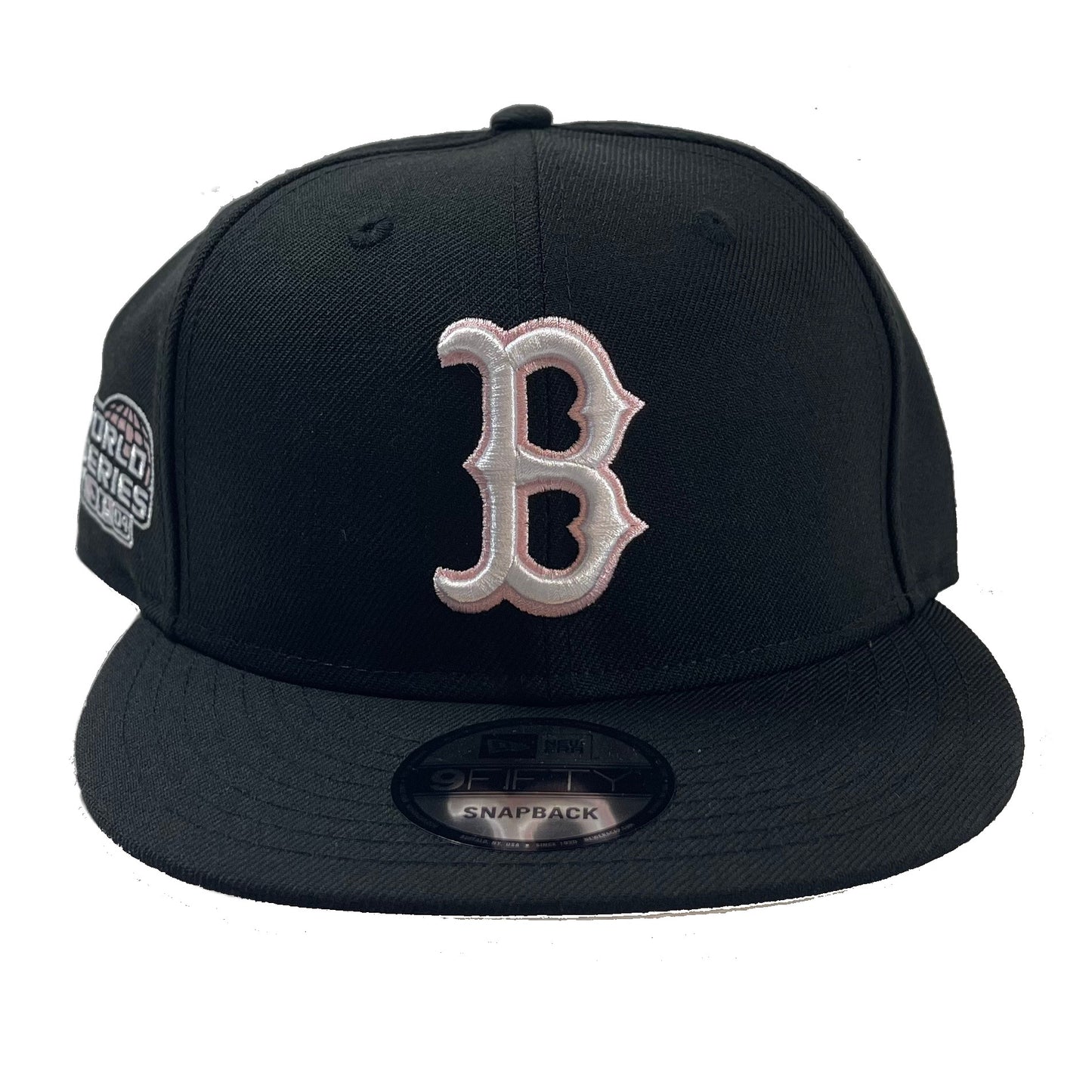 boston red sox fitted hat pink brim