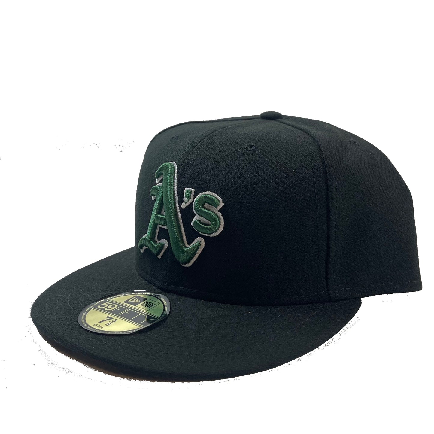 Oakland Athletic's (Black) Fitted