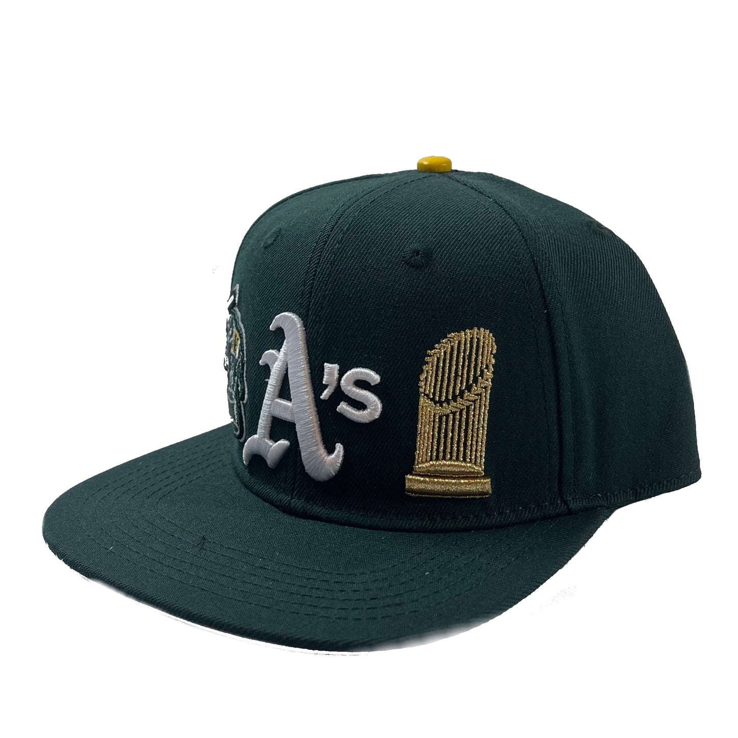 Oakland Athletic's World Series Patches (Green) Snapback