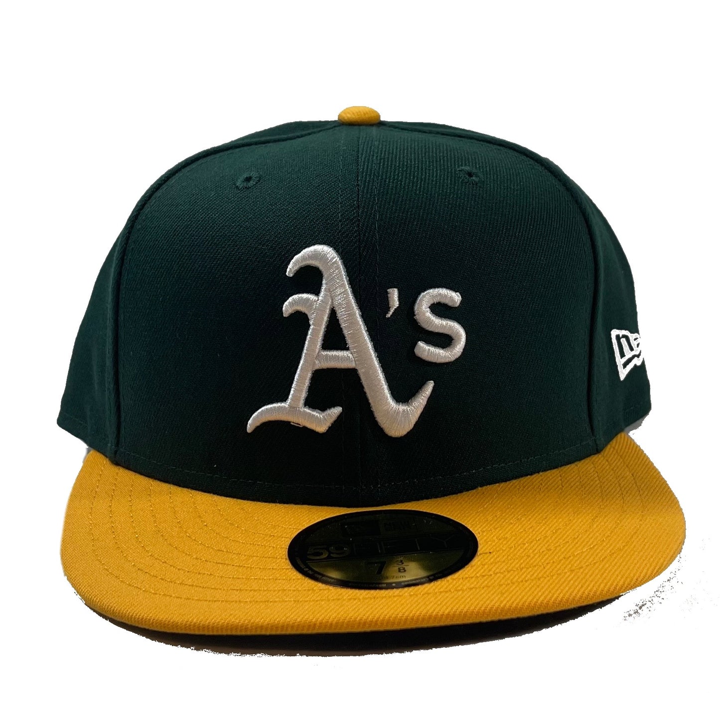 Oakland Athletic's (Green/Yellow) Fitted