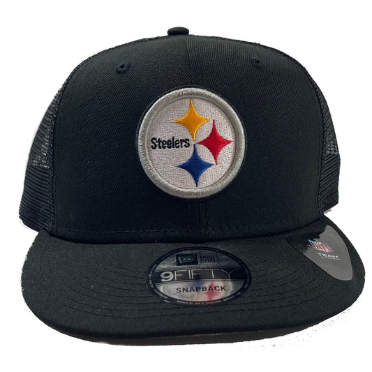 Pittsburgh Steelers Trucker Hat (Black) Snapback