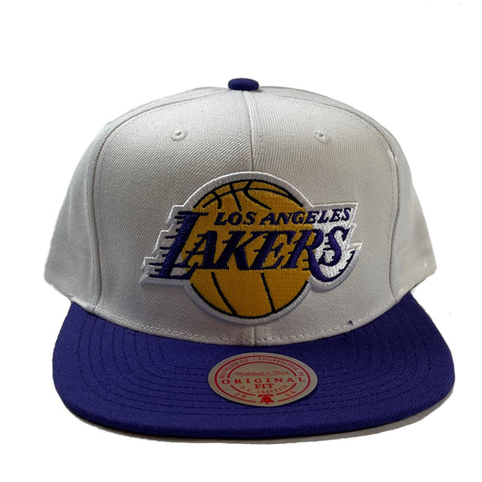 Los Angeles Lakers (White/Purple) Snapback